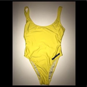 THE KYLIE JENNER SHOP yellow one piece